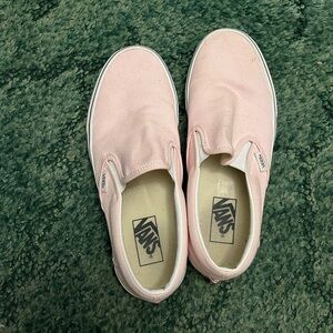 Vans Blush Pink Slip-On Shoes